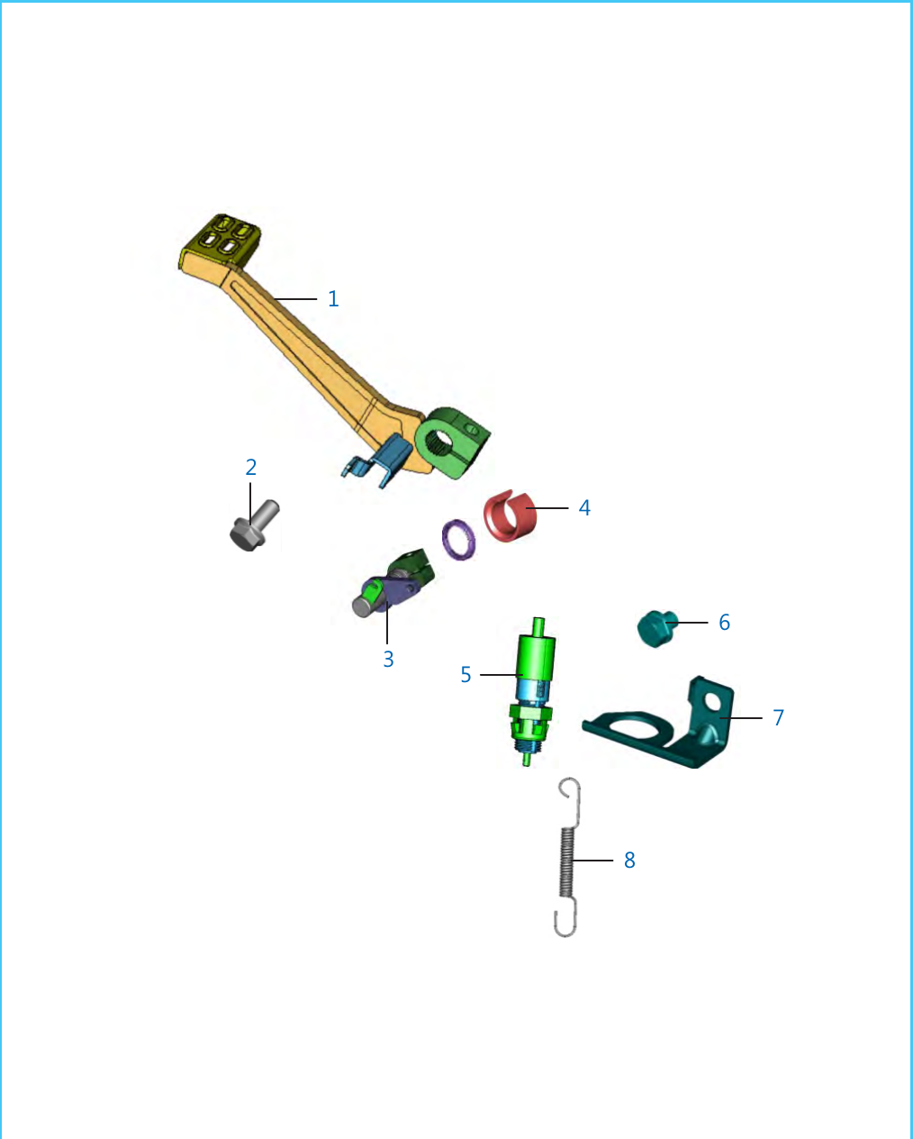 Plate 38 — Rear Brake Pedal