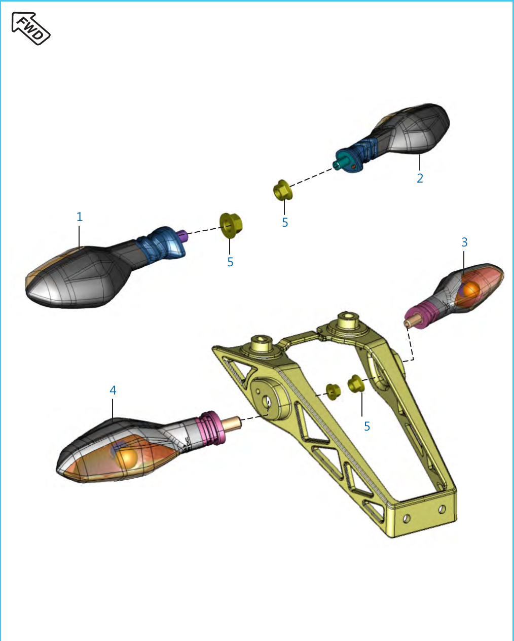 Plate 53 — Indicator Light Assembly
