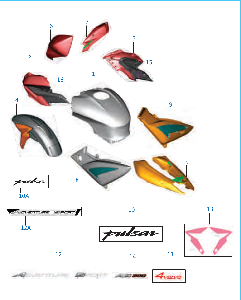 Plate 65A — Painted Parts and Decals
