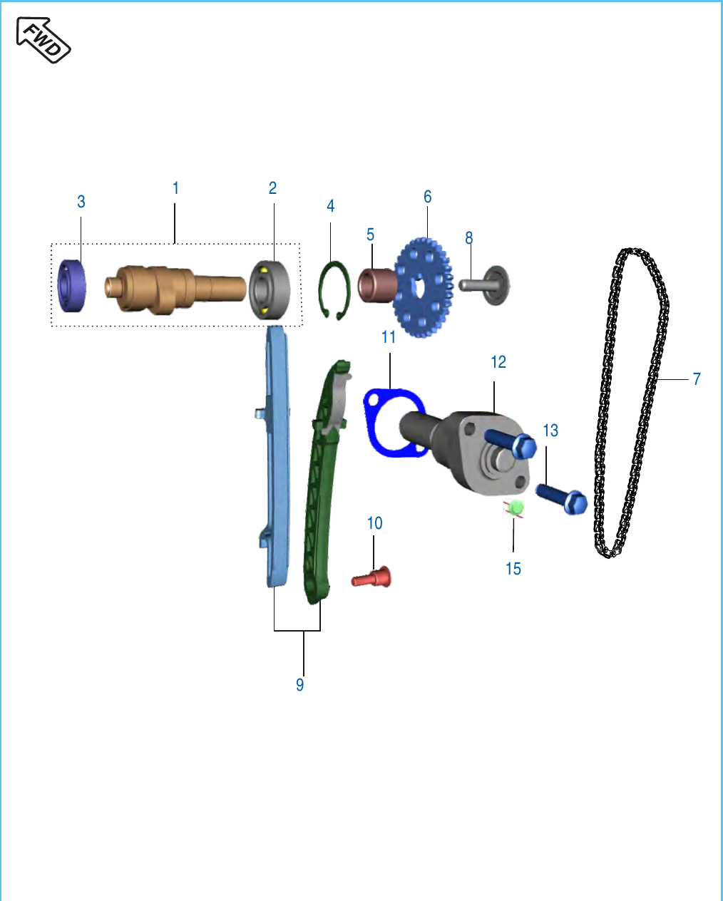 Plate 4 — Camshaft / Tensioner