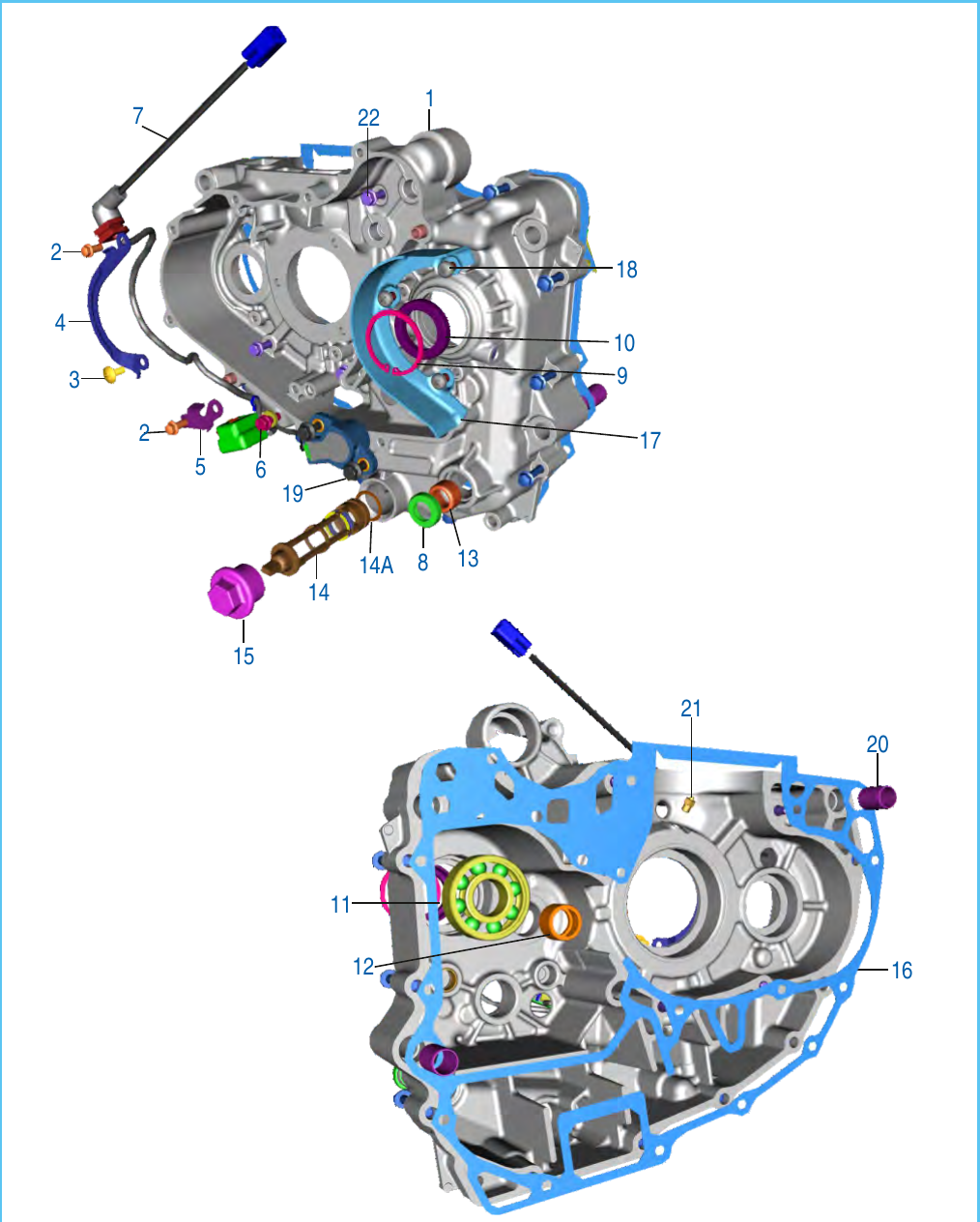Plate 11 — Crankcase LH