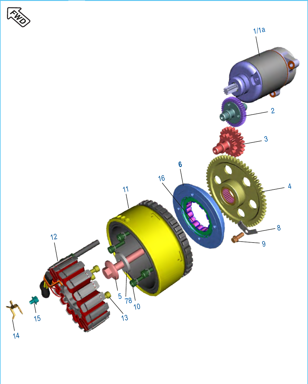 Plate 21 — Starter Assembly