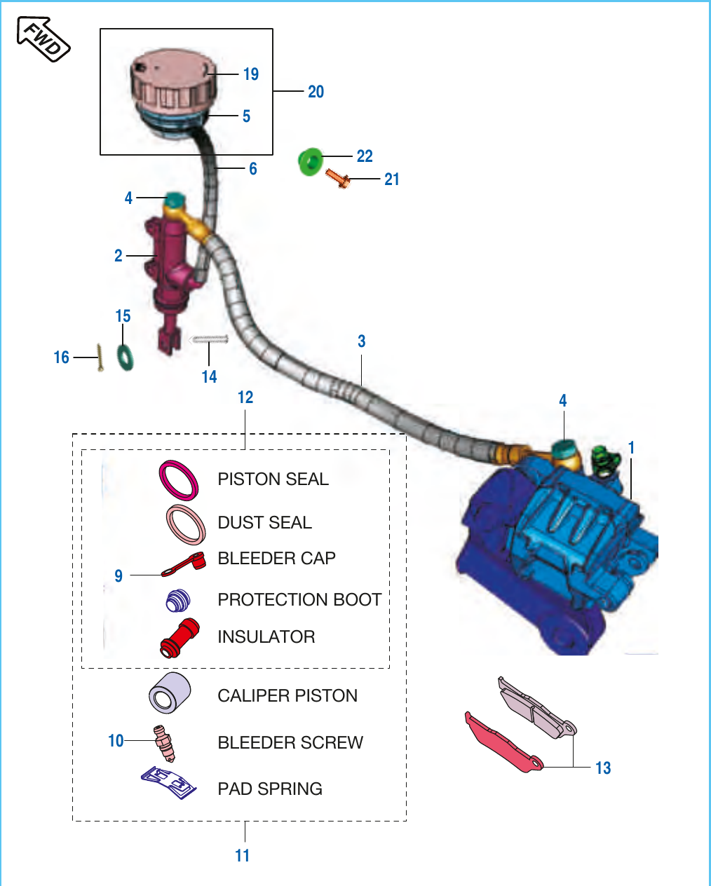 Plate 35 — Rear Disc Brake System