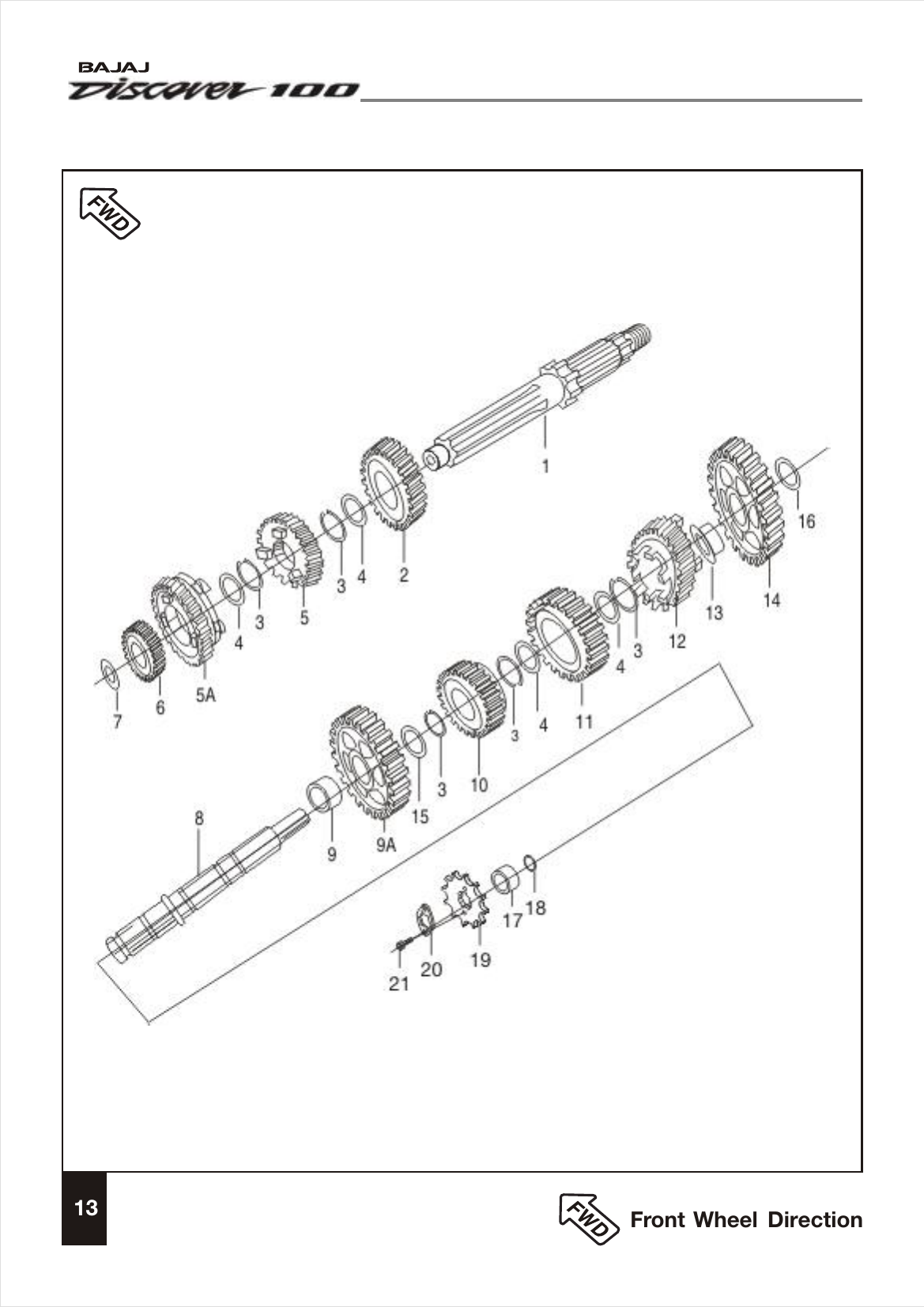 Plate 7 — Transmission (5 Speed)