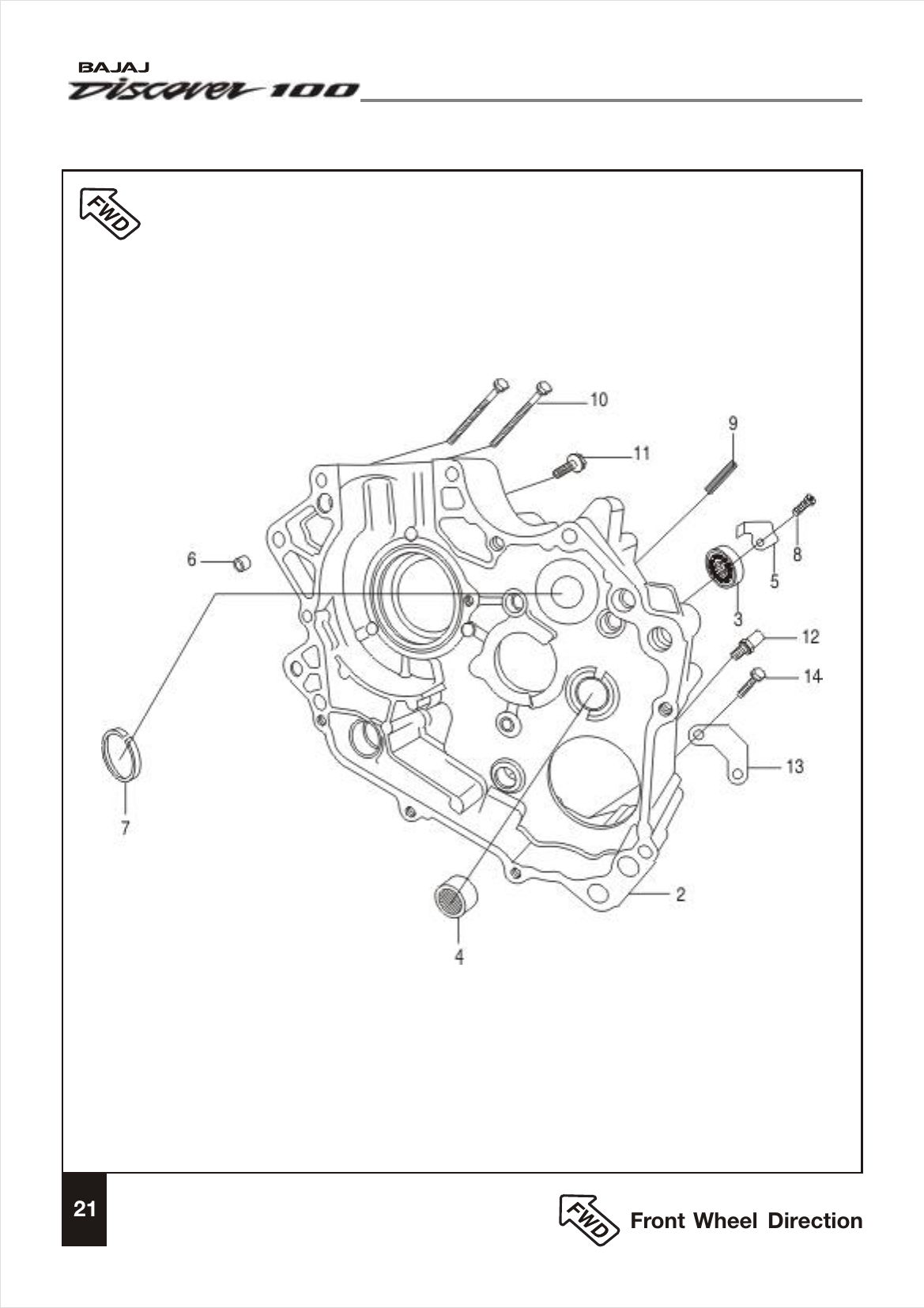 Plate 11 — Engine Assly / Crankcase RH