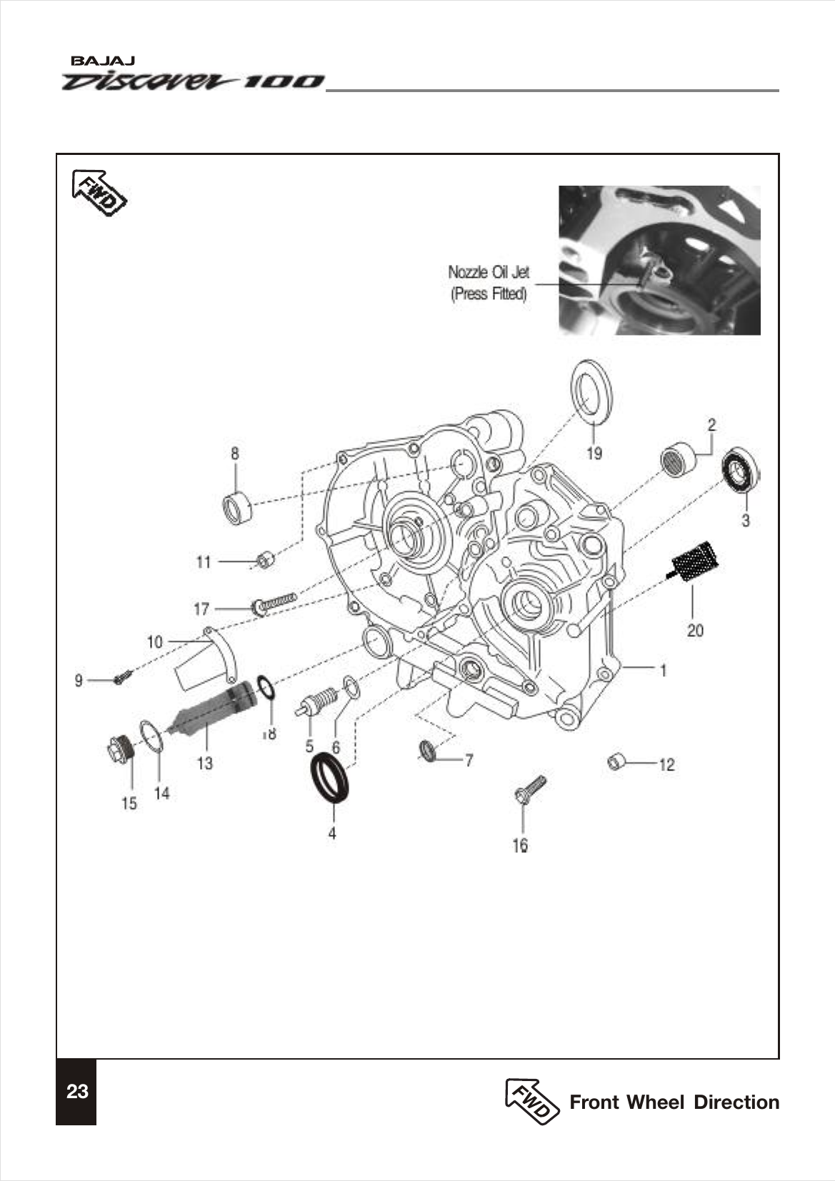 Plate 12 — Crankcase LH