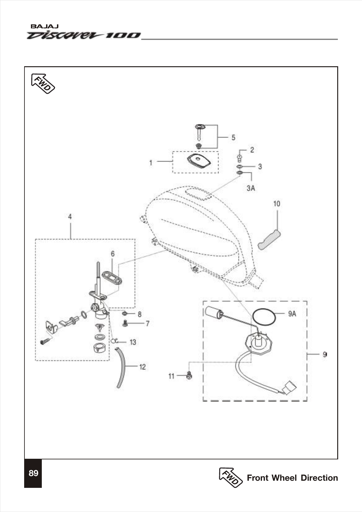 Plate 41 — Petrol Tank, Cap Tank and Gauge Fuel