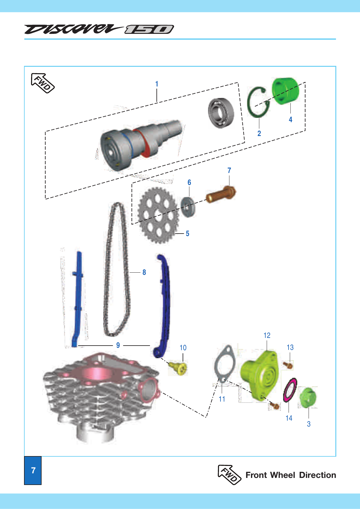 Plate 4 — Camshaft / Tensioner