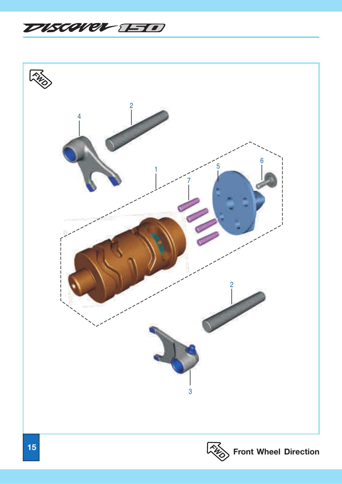 Plate 8 — Change Drum / Shift Fork