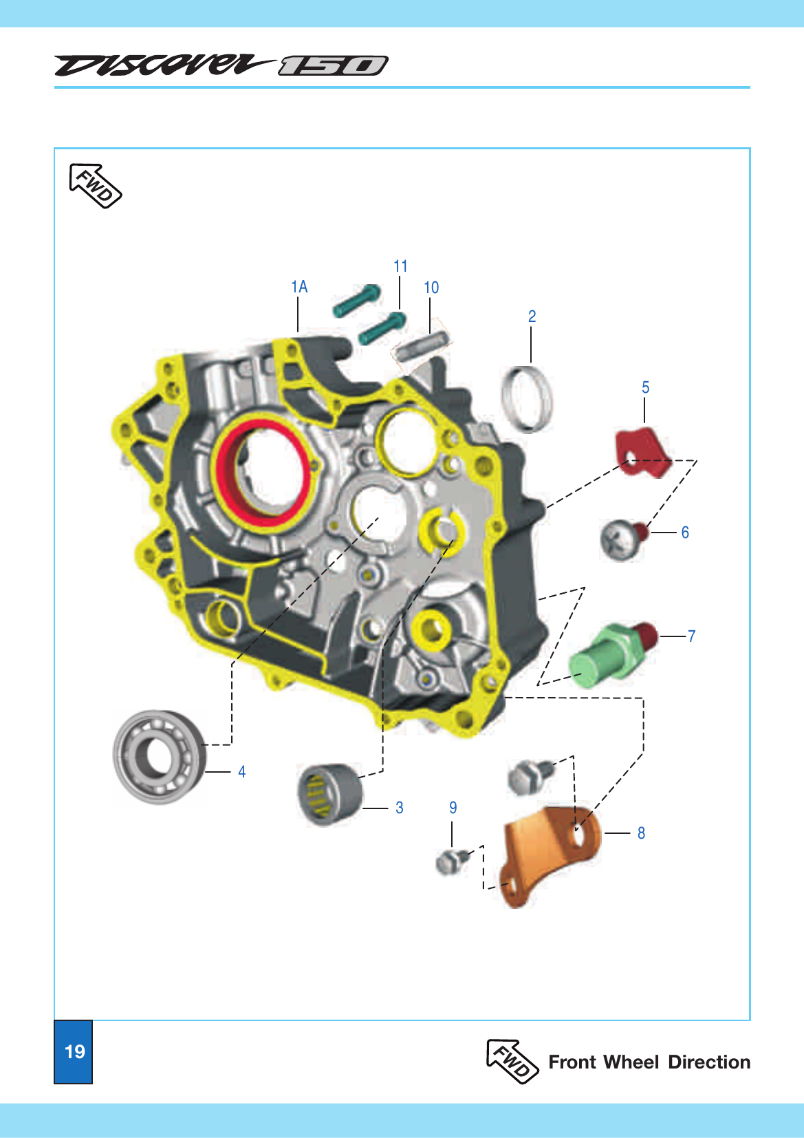 Plate 10 — Engine Assembly / Crankcase RH