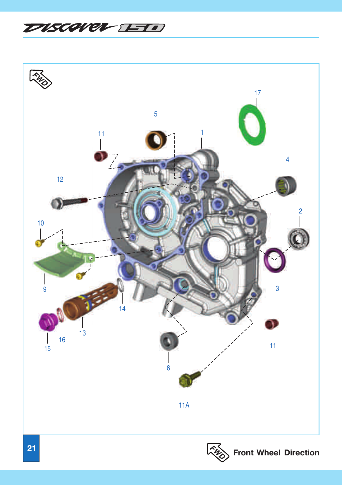 Plate 11 — Crankcase LH