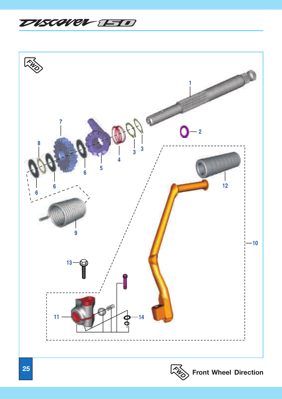 Plate 13 — Kick Starter Mechanism