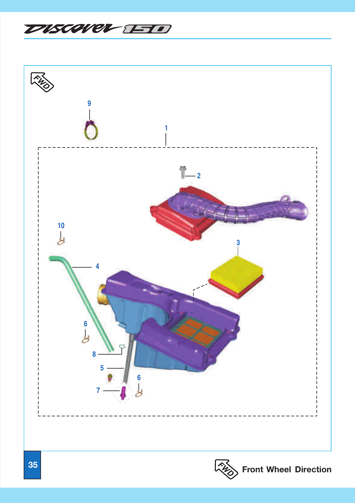 Plate 18 — Air Cleaner Complete