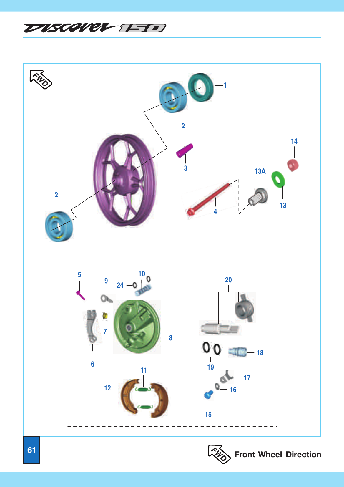 Plate 31 — Front Hub (Drum Brake)
