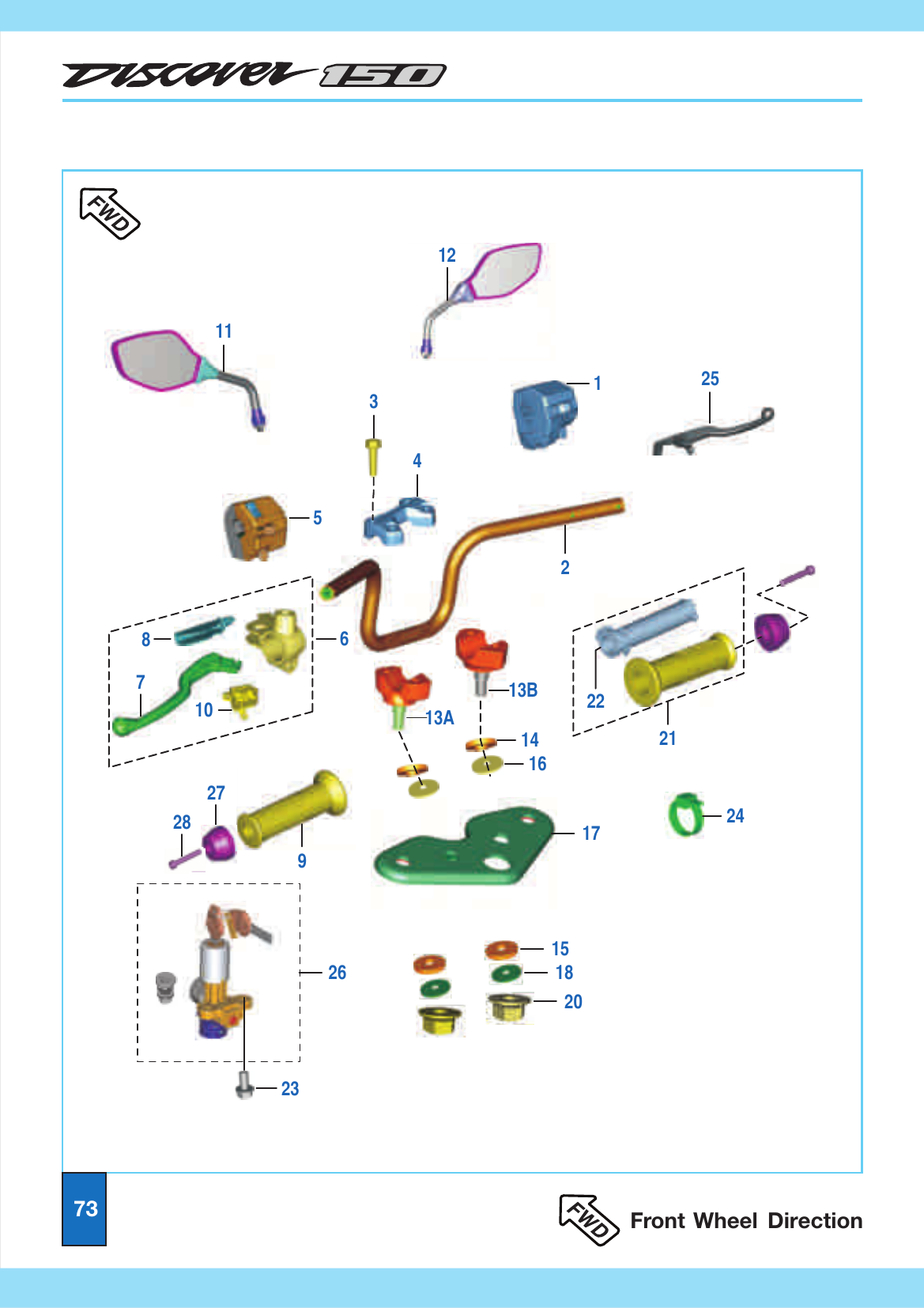 Plate 37 — Handle Bar Assly