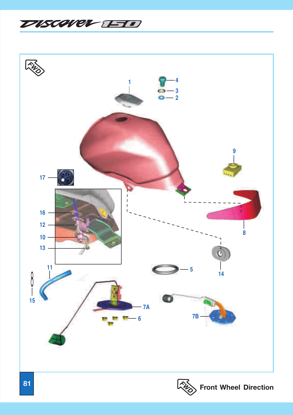 Plate 39 — Petrol Tank, Cap Tank and Gauge Fuel