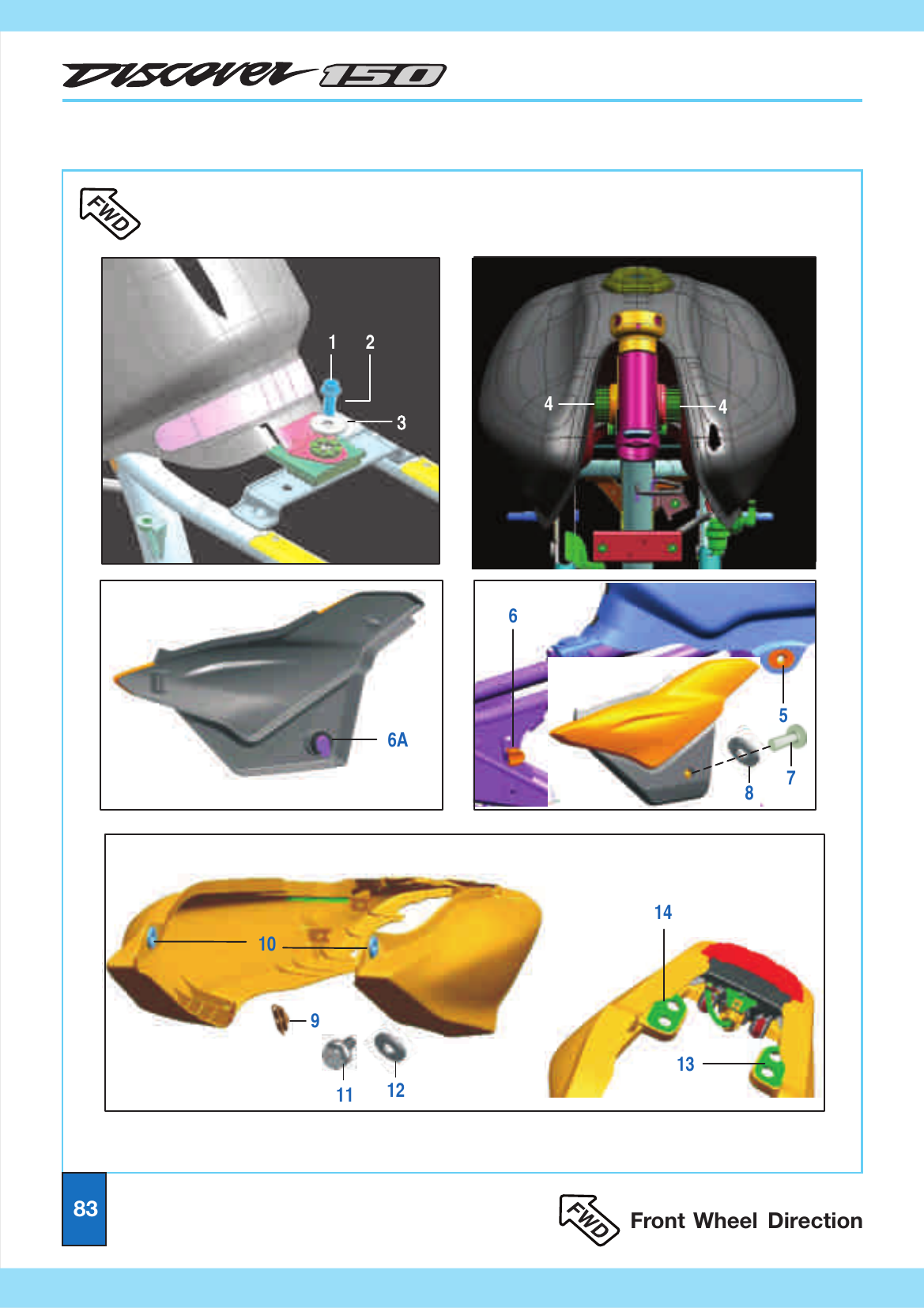 Plate 40 — Fittings - Petrol Tank Cover, Side Covers & Cover Seat