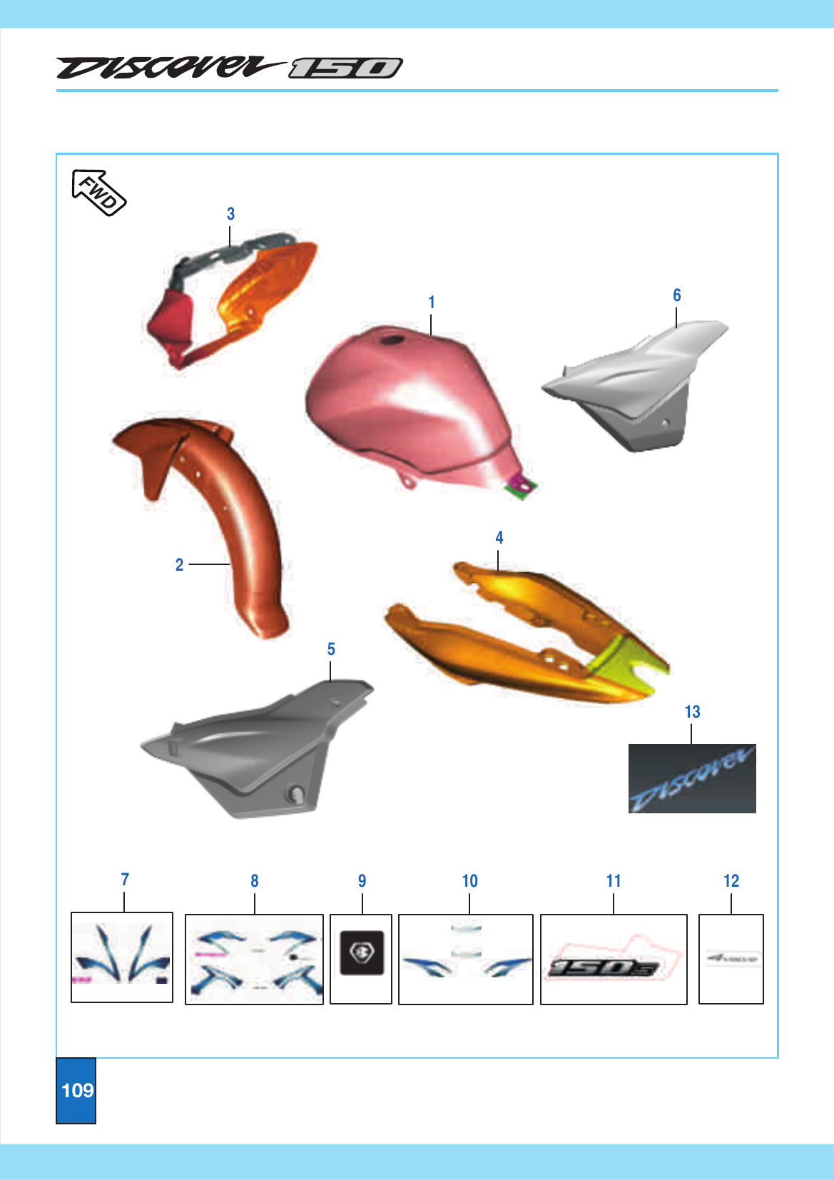 Plate 51 — Painted Parts and Decals - 150 S