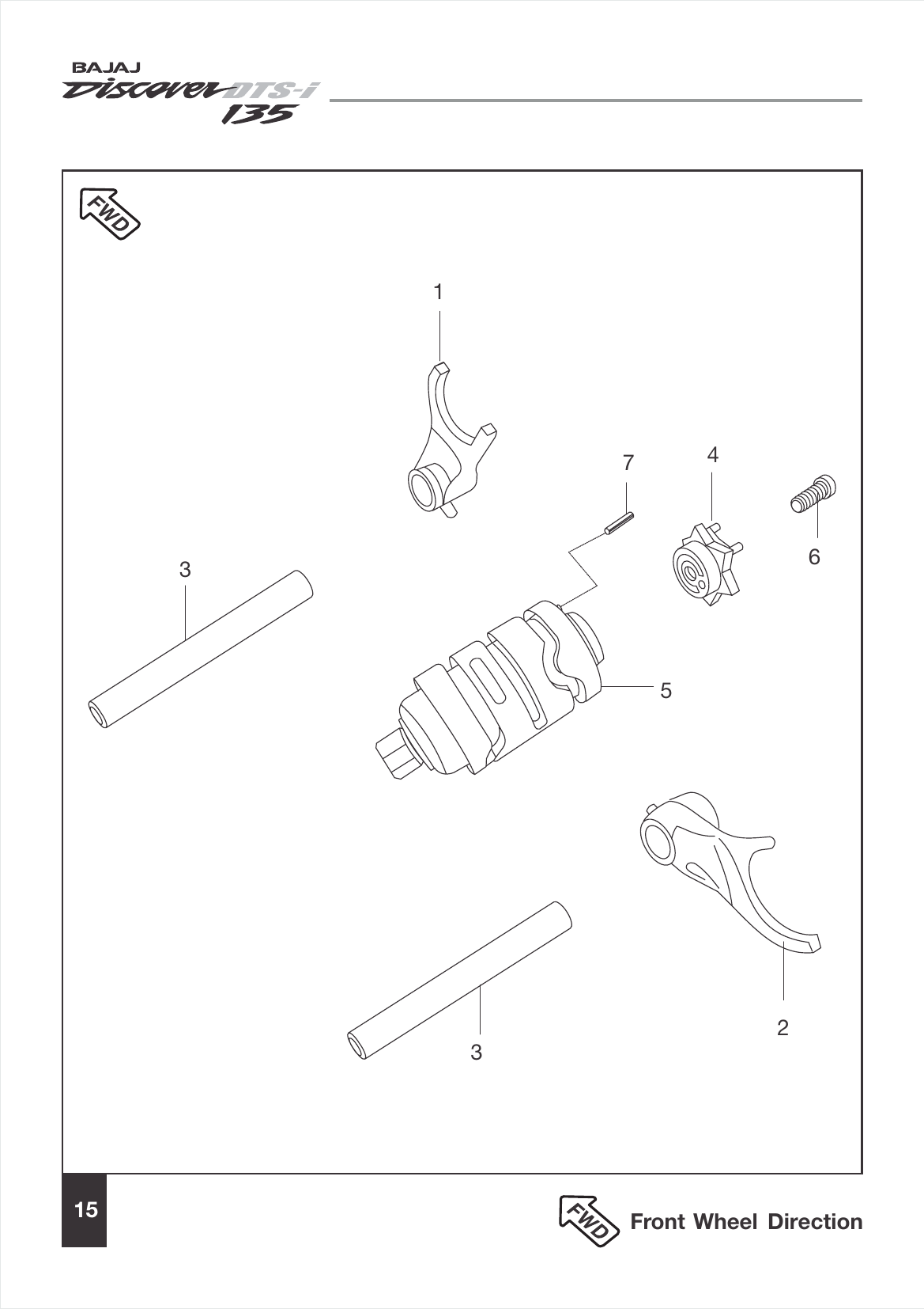 Plate 8 — Change Drum / Shift Fork