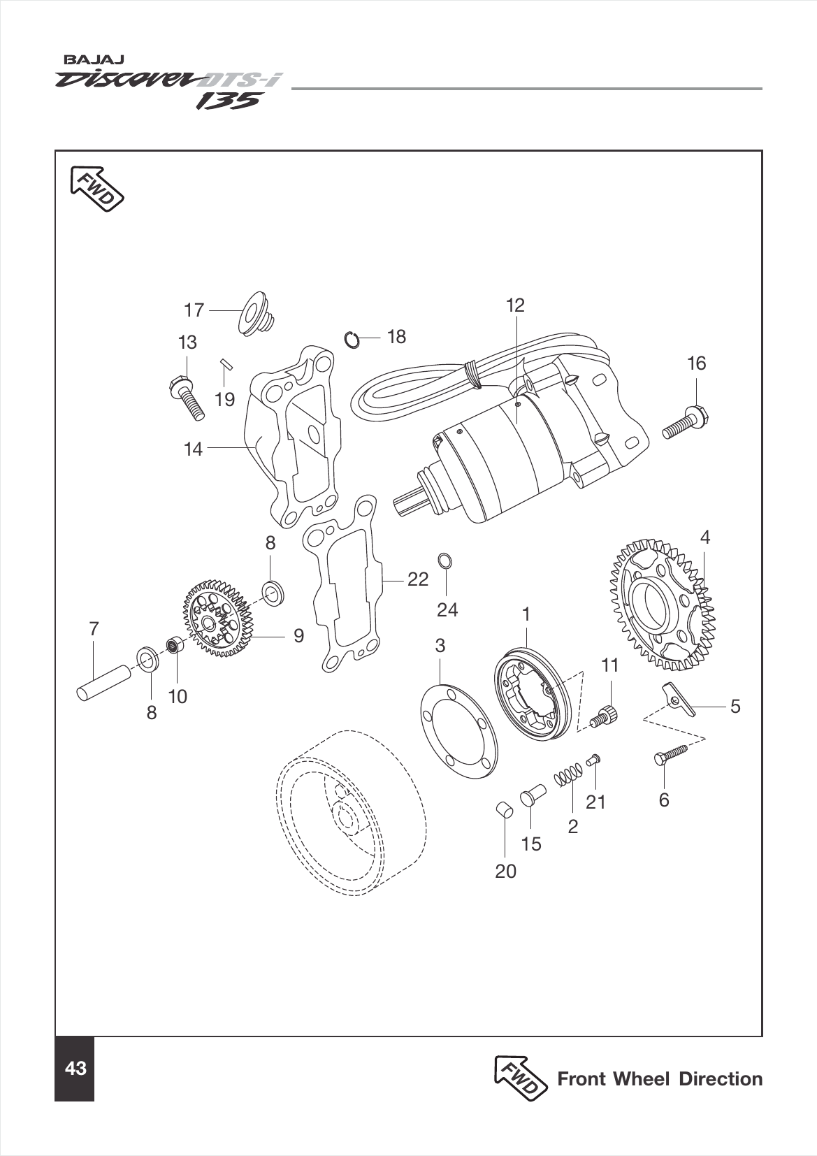 Plate 22 — Starter Assembly