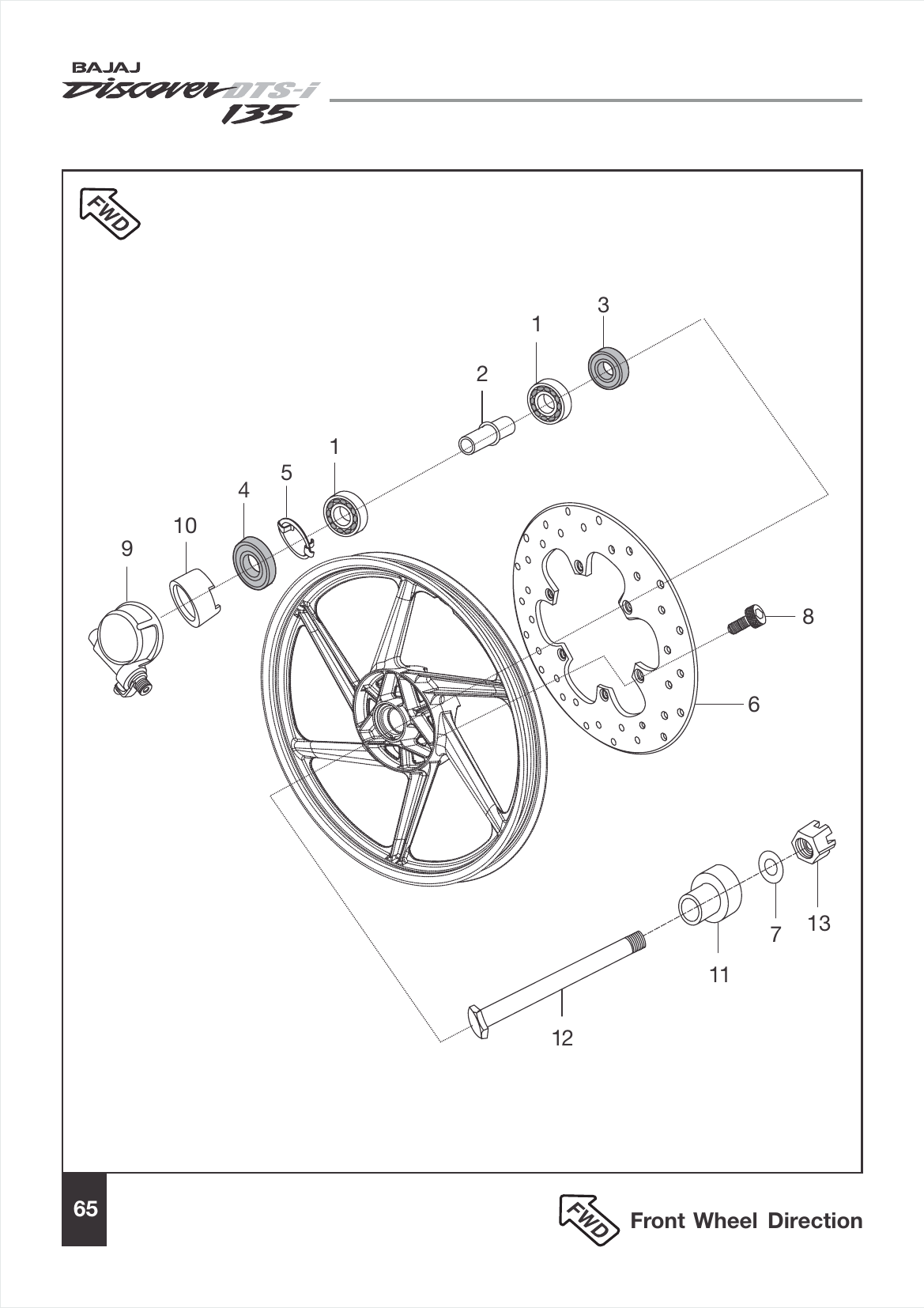 Plate 31A — Front Hub (For Disc Brake System)