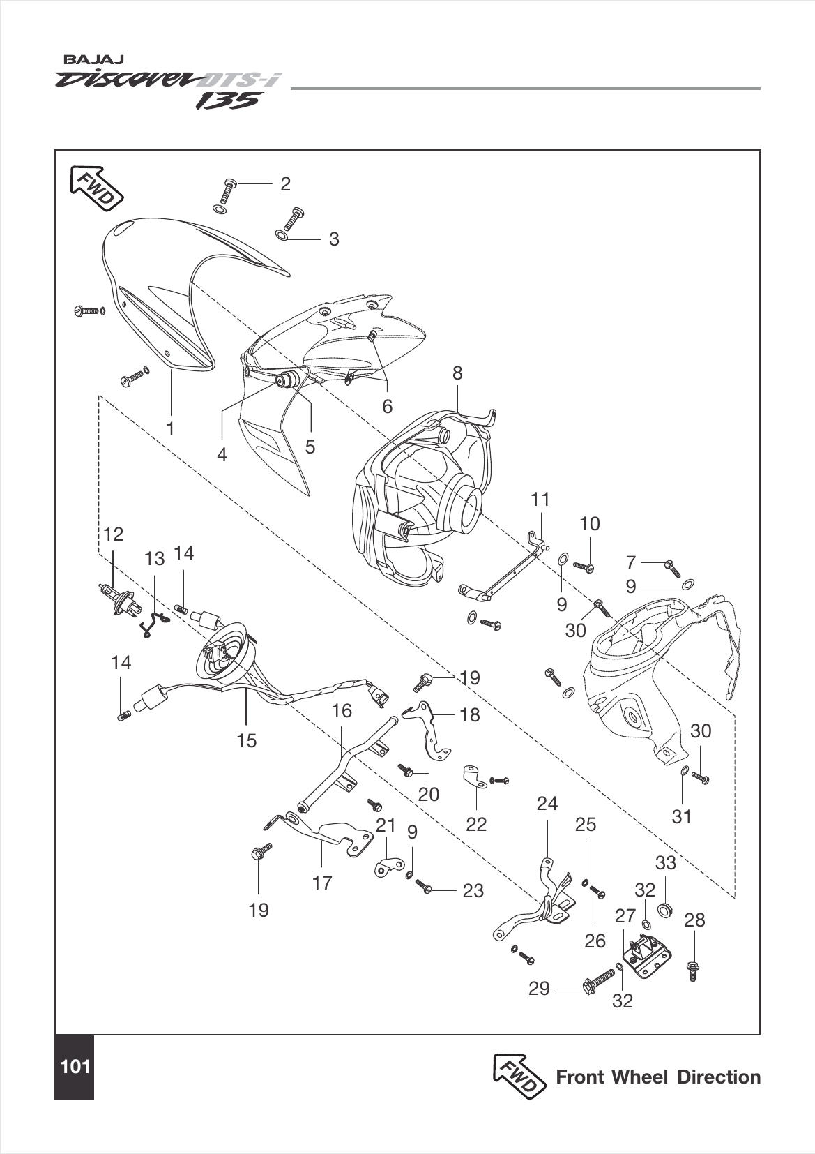 Plate 44 — Head Lamp & Fairing