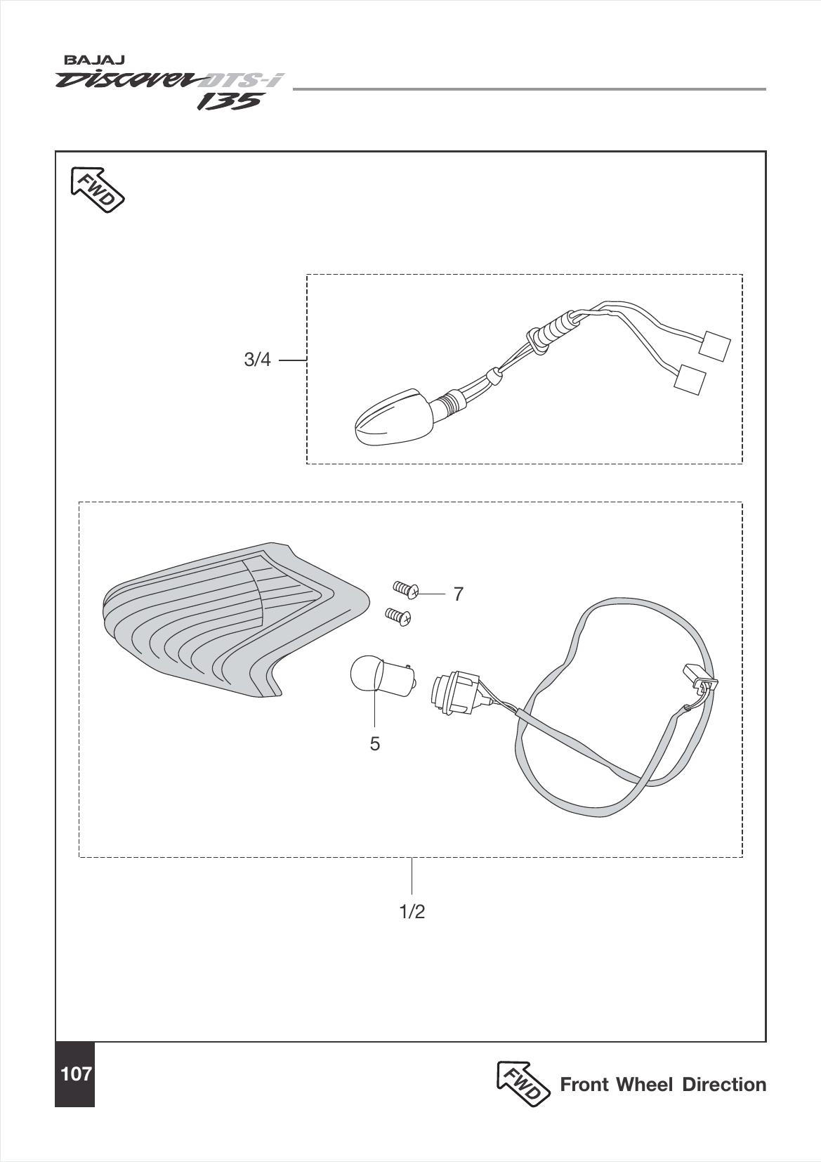 Plate 45 — Indicator Light Assembly