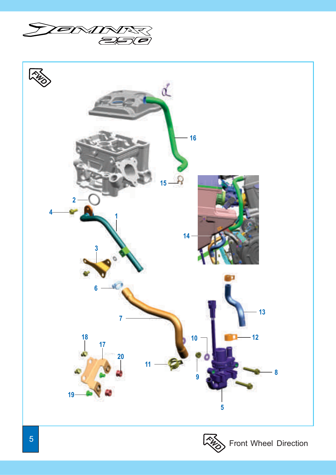 Plate 3 — SAI System - For Single Spark version - JF36