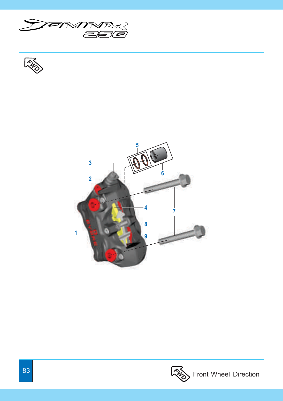 Plate 37 — Caliper Assembly - Front