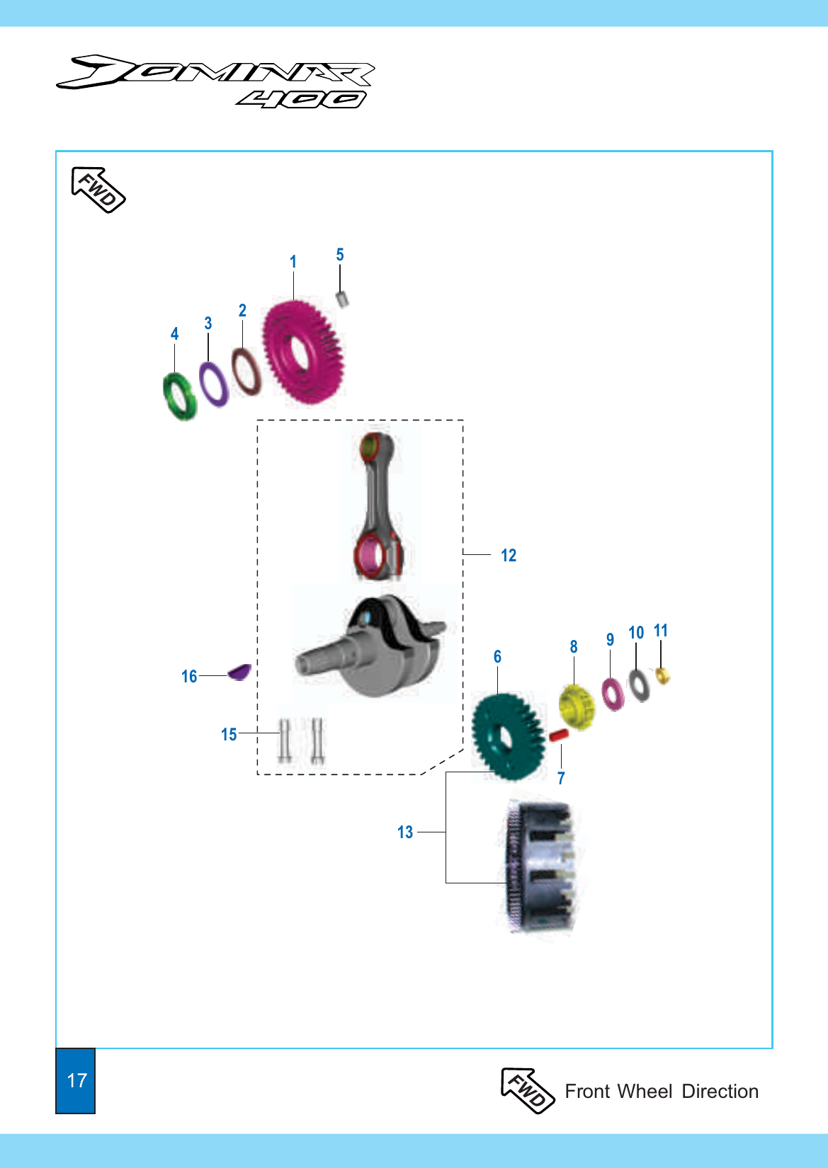 Plate 6 — Crankshaft Assembly