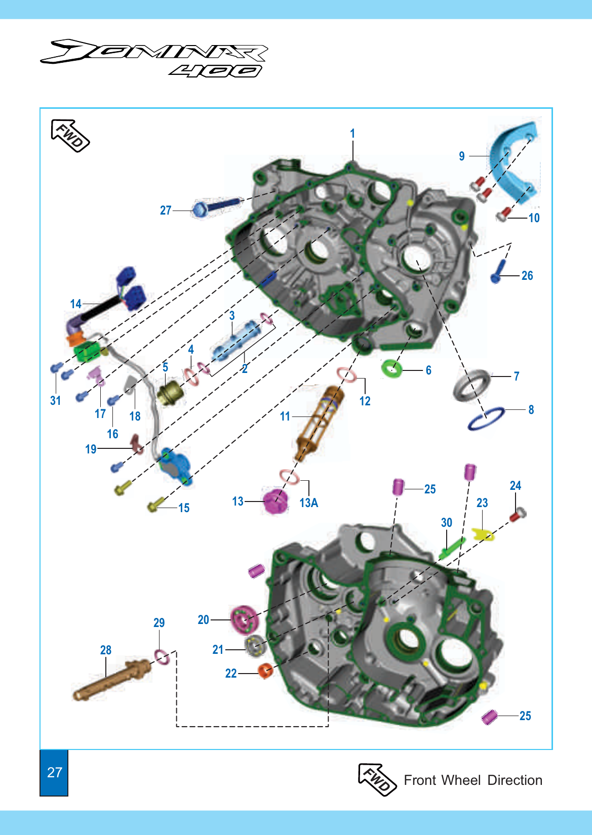 Plate 11 — Crankcase LH