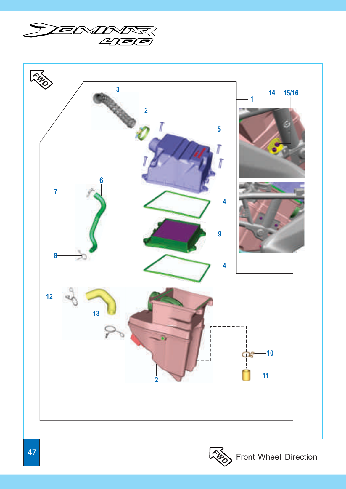 Plate 19 — Air Cleaner Assembly