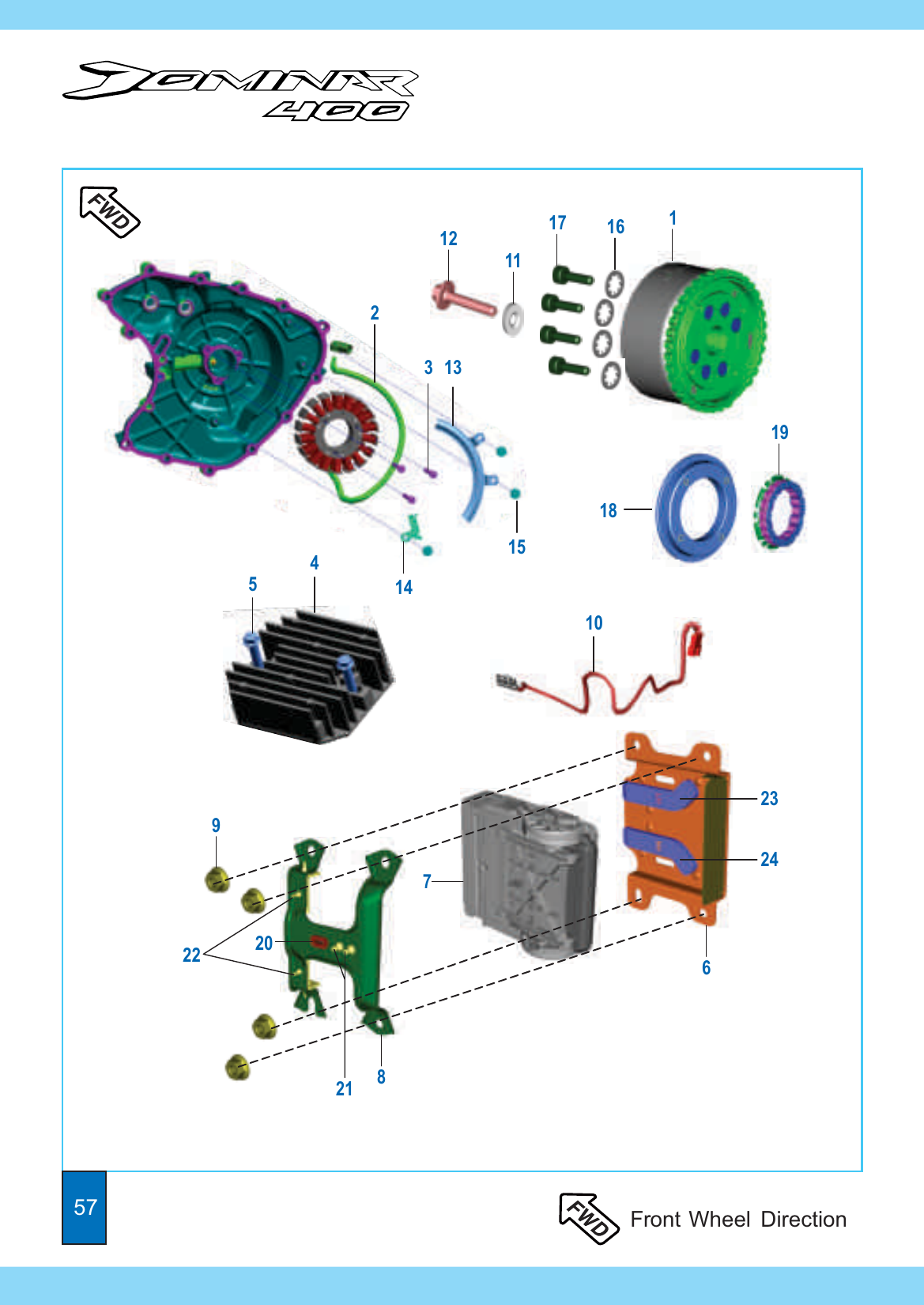 Plate 23 — Magneto, Regulator & ECU