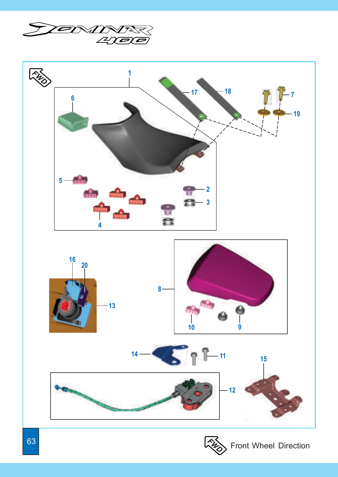 Plate 25 — Seat Assembly & Seat Lock