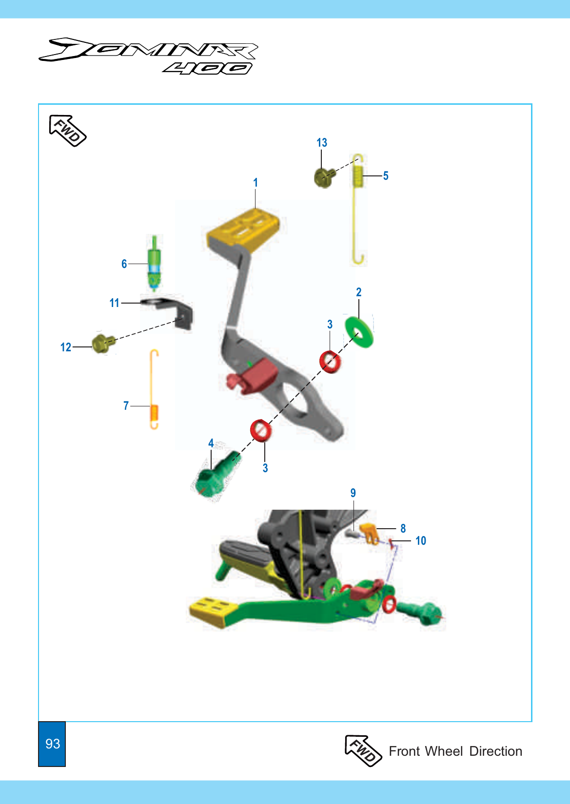 Plate 39 — Rear Brake Pedal