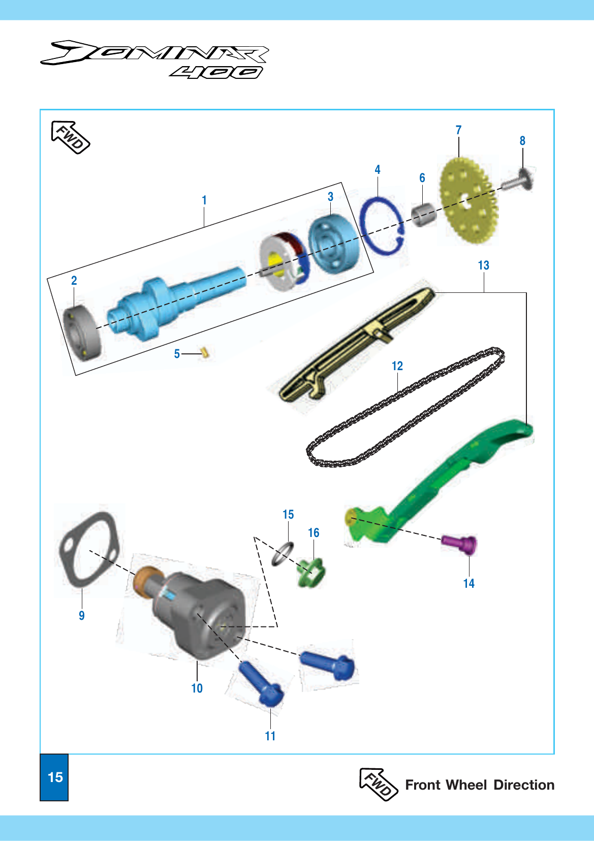 Plate 6 — Camshaft & Tensioner
