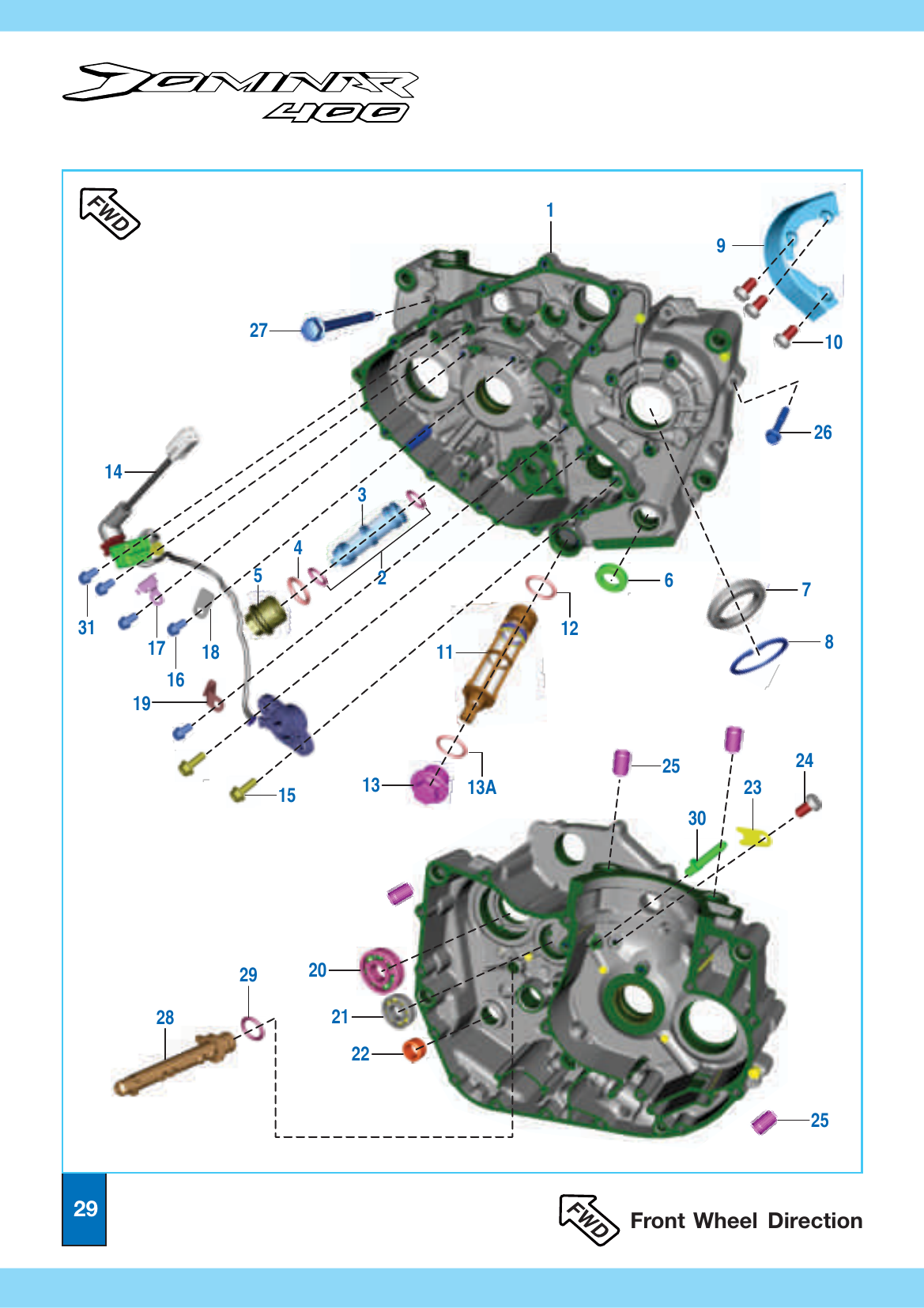 Plate 13 — Crankcase LH