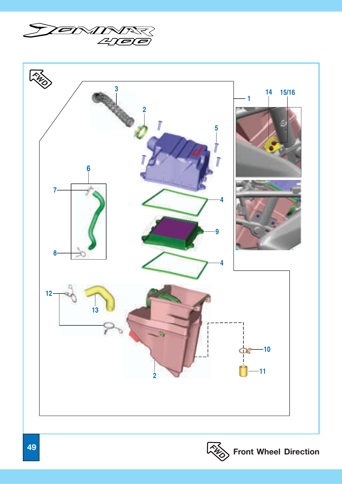 Plate 21 — Air Cleaner Assembly