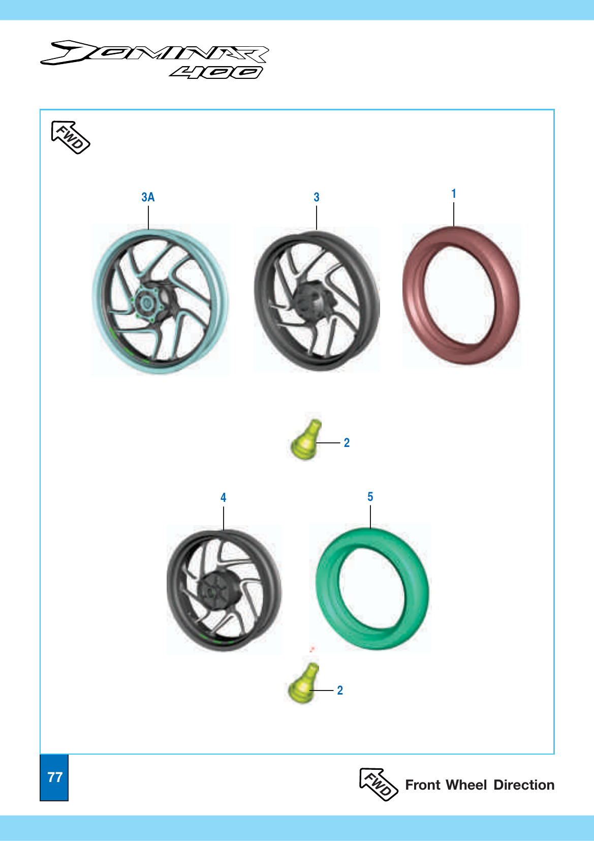 Plate 34 — Tubeless Tyre & Rim