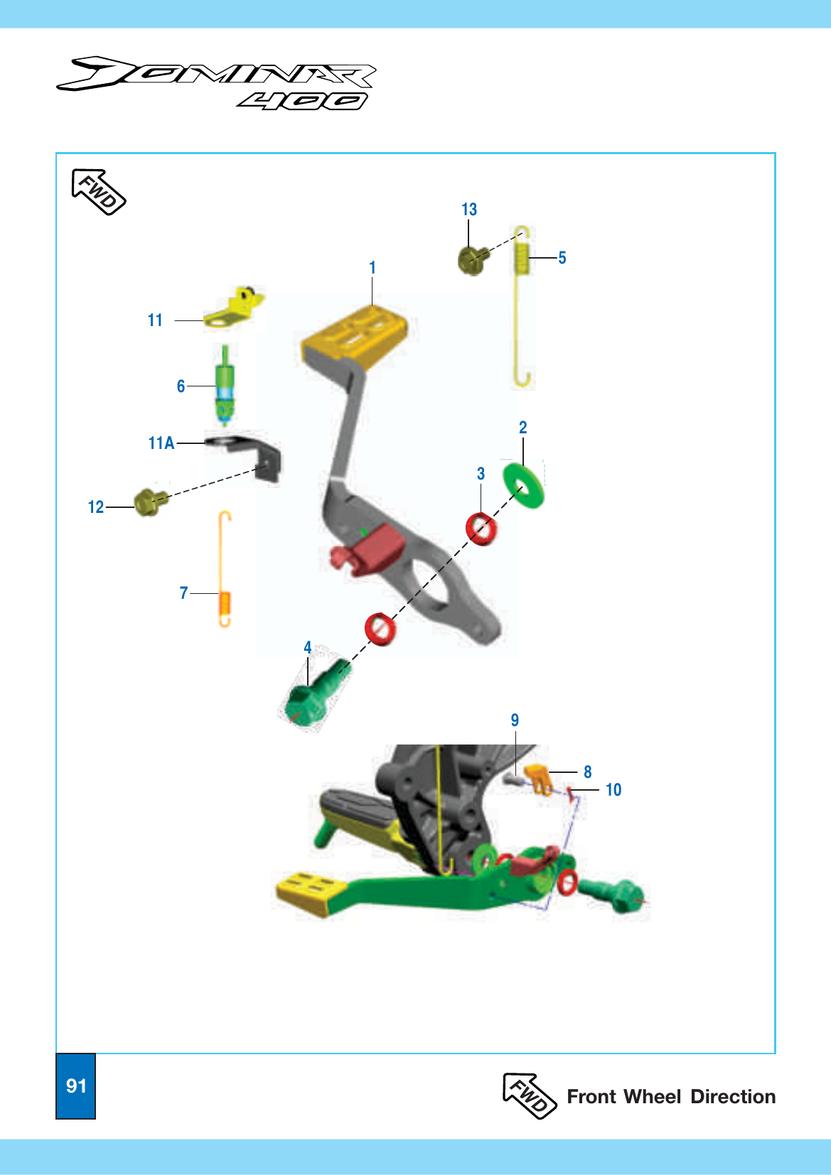 Plate 41 — Rear Brake Pedal