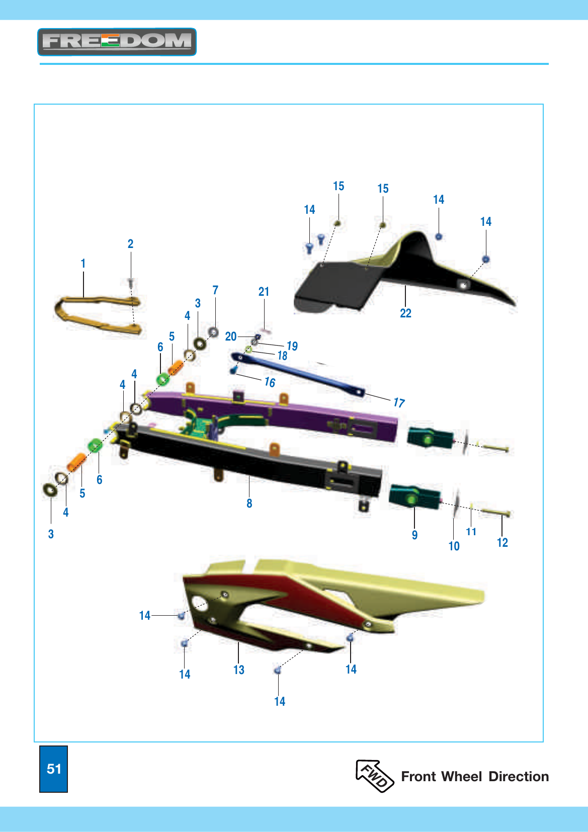Plate 25 — Swing Arm / Chain Cover