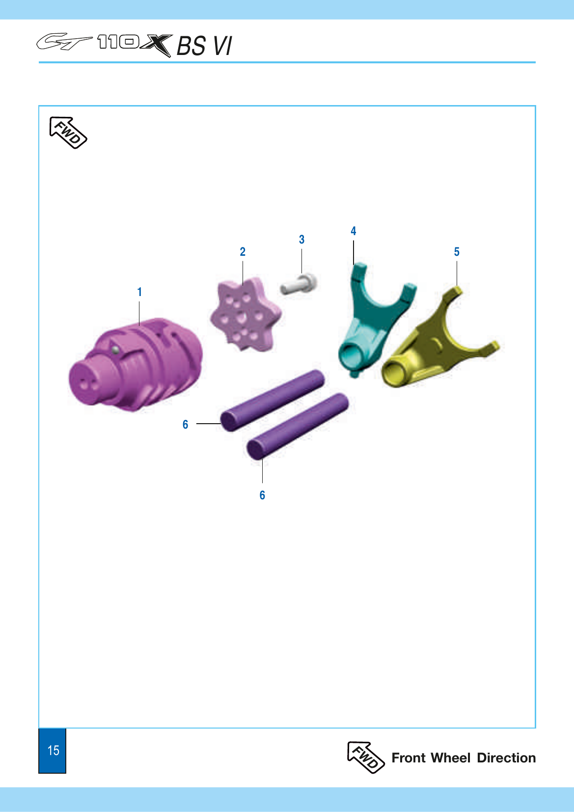 Plate 8 — Change Drum / Shift Fork