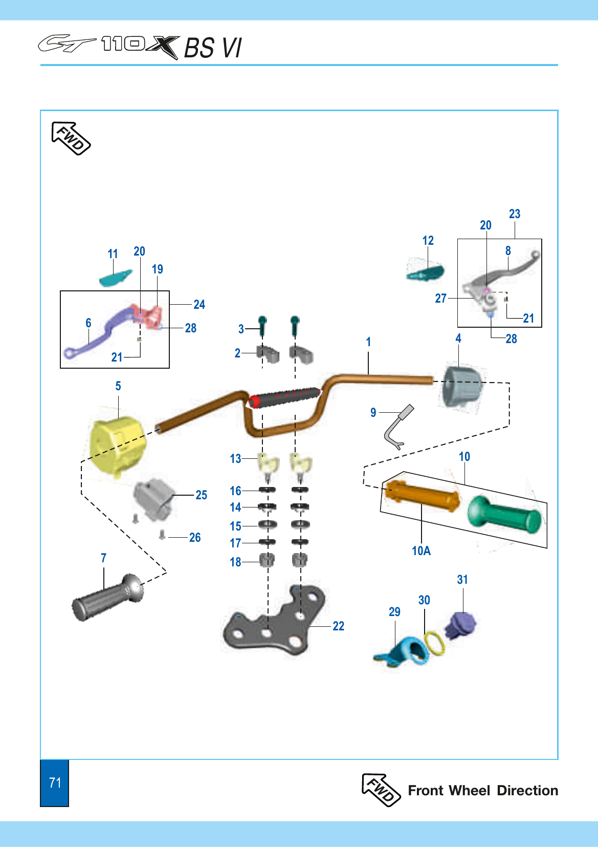 Plate 35 — Handle Bar Assly