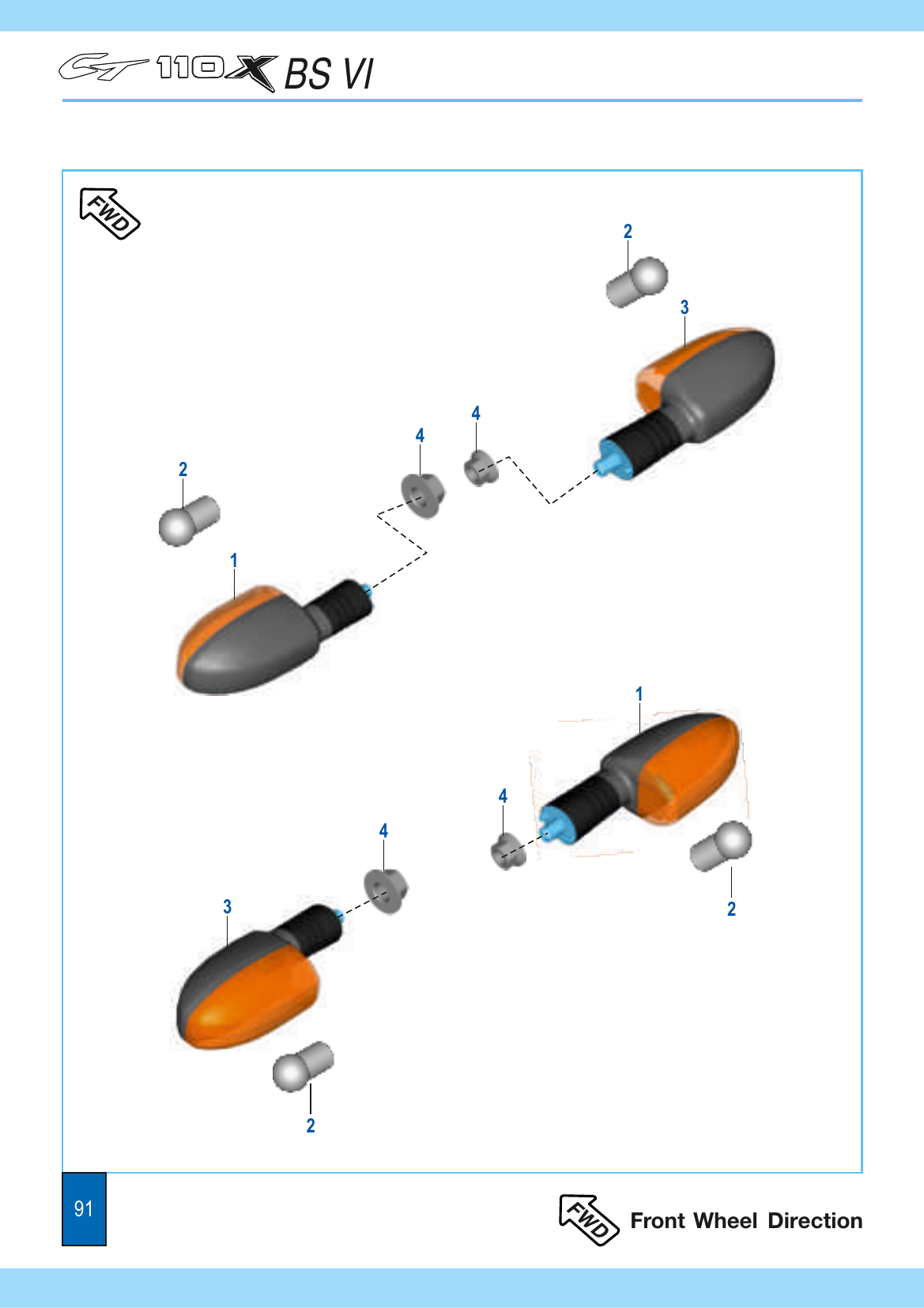 Plate 43 — Indicator Light Assembly