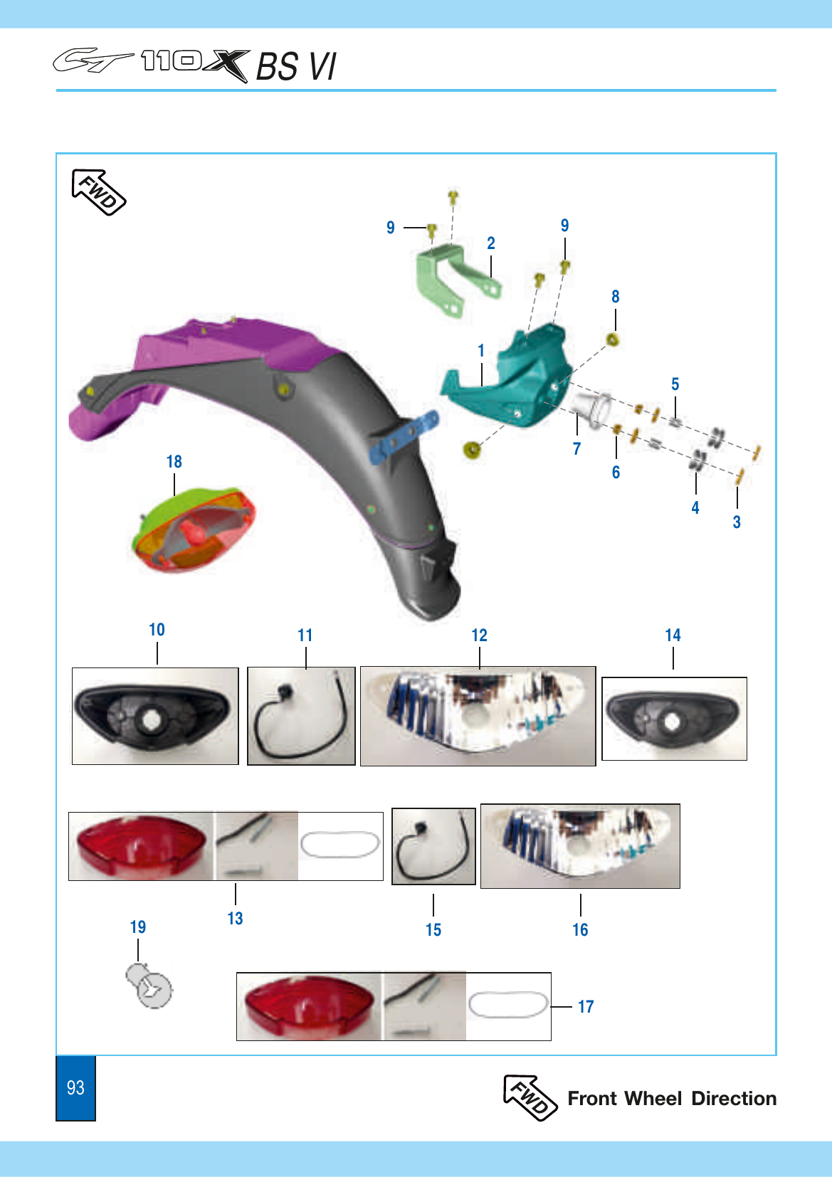 Plate 44 — Tail Lamp Assembly