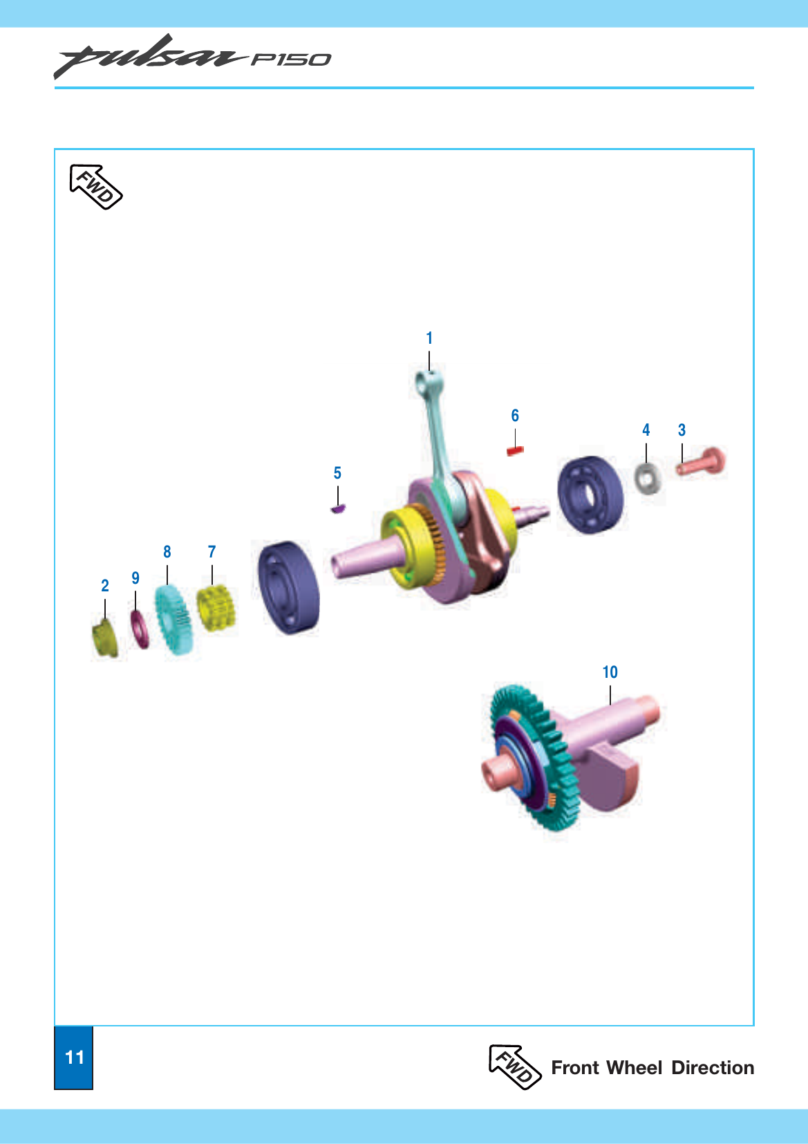 Plate 6 — Crankshaft / Balancer Idler Gear