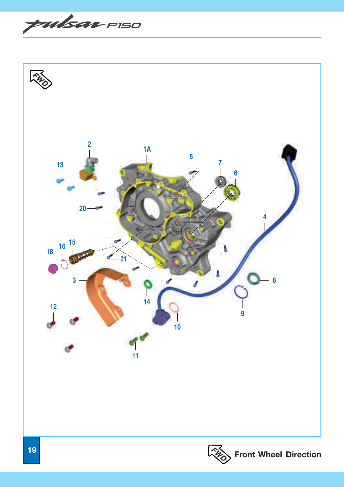 Plate 10 — Engine Assembly / Crankcase LH