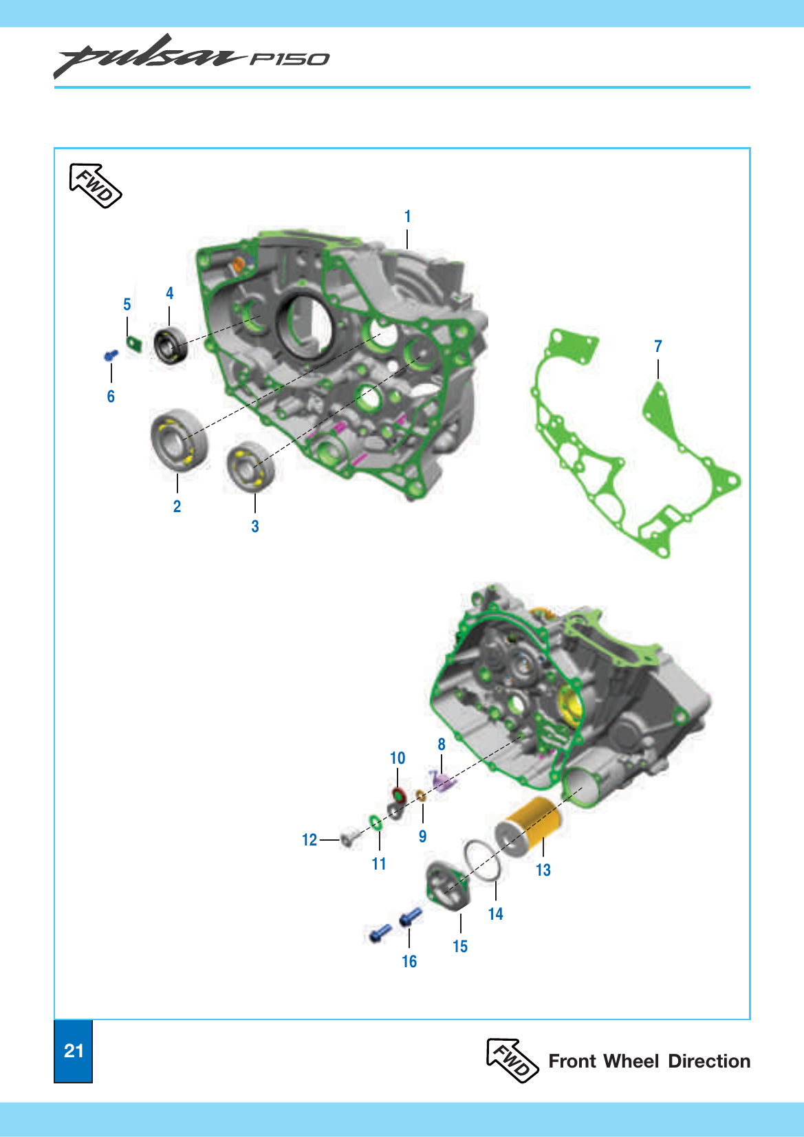 Plate 11 — Crankcase RH