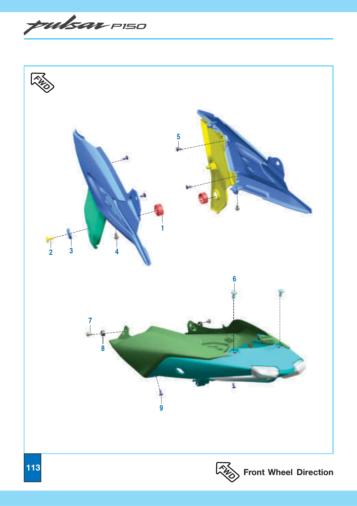 Plate 48 — Fittings - Side Covers & Cover Seat