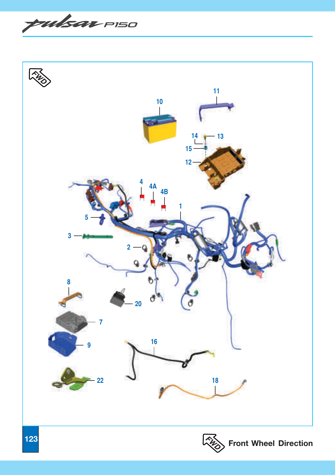 Plate 53 — Wiring Harness / ECU / Battery